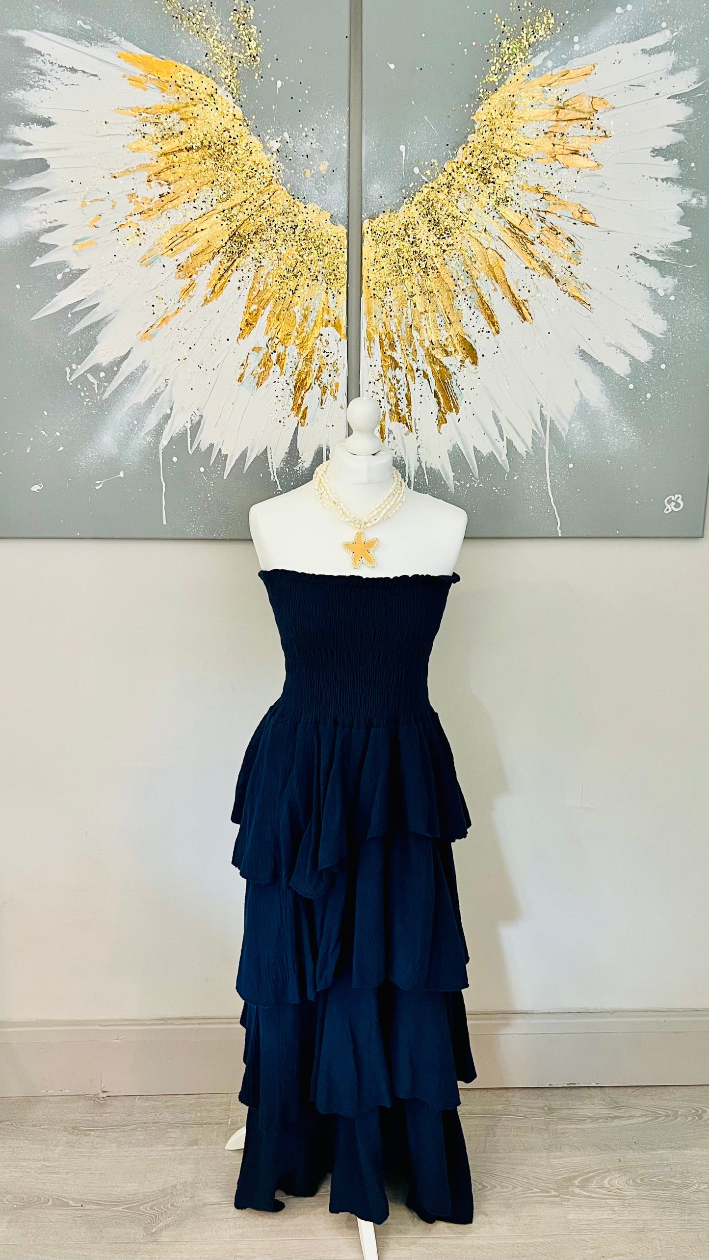 Navy Maxi Rara Dress